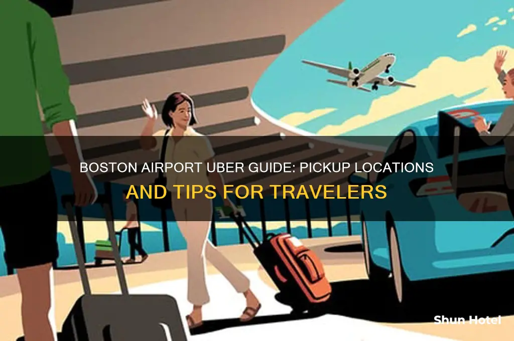 where to get uber at boston airport