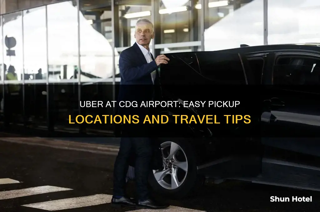 where to get uber at cdg airport