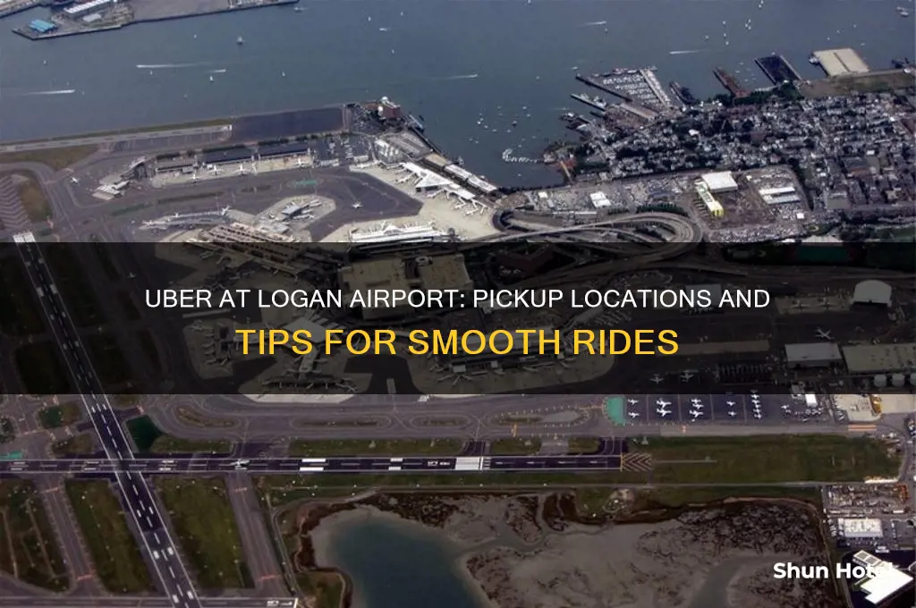 where to get uber at logan airport