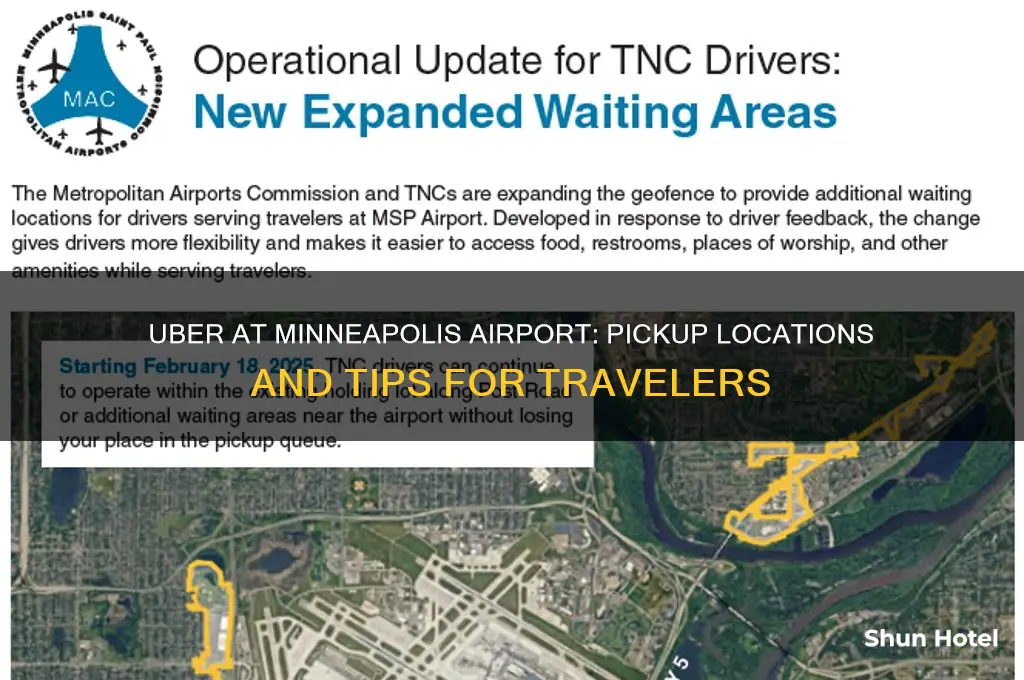 where to get uber at minneapolis airport