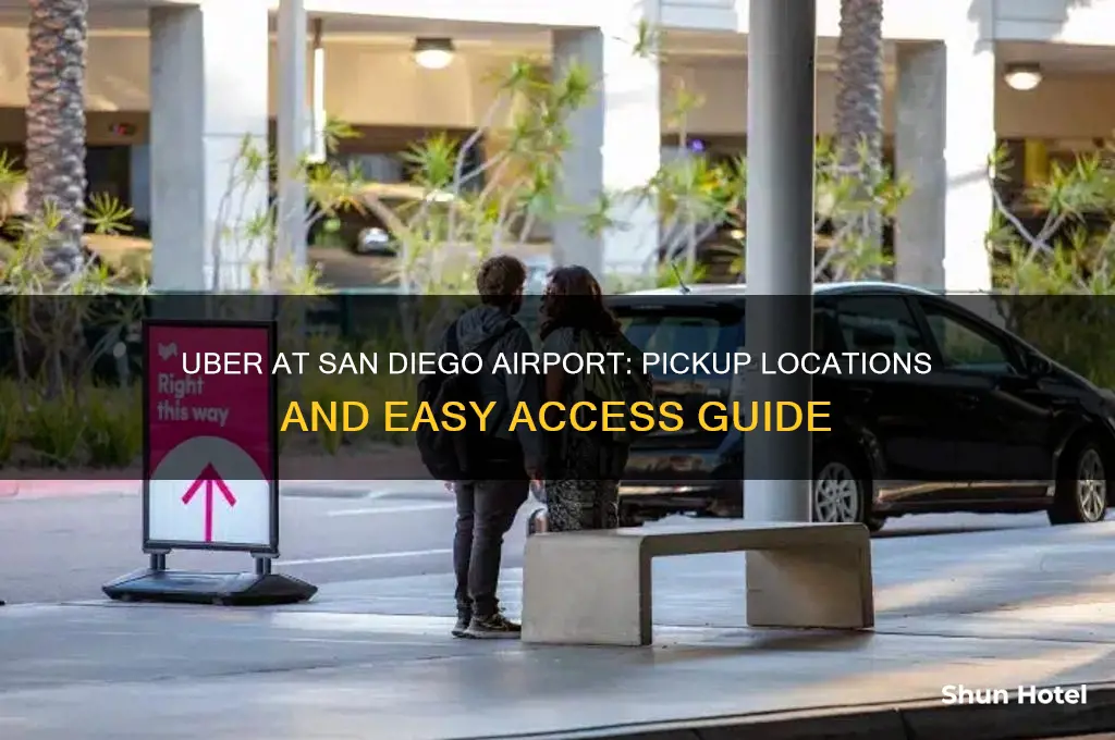 where to get uber at san diego airport