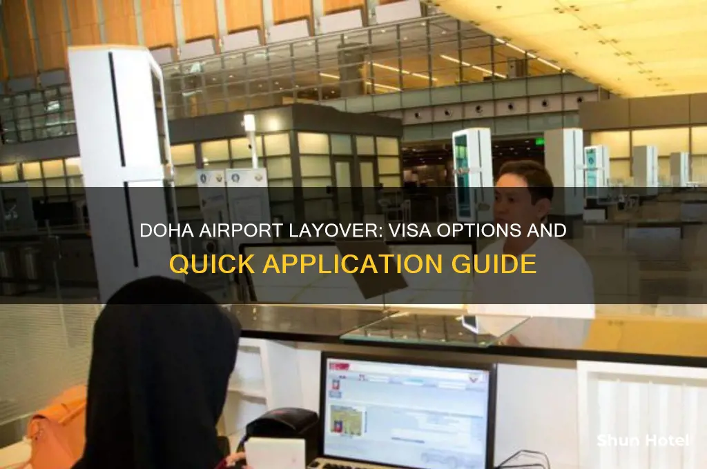 where to get visa at doha airport during layover