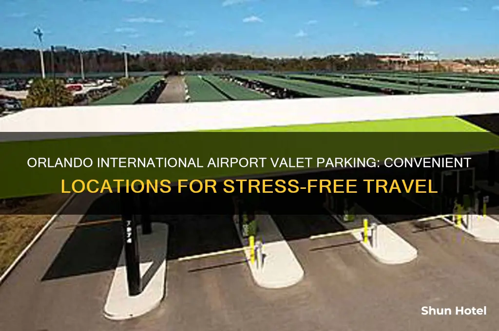 where to go for valet parking at orlando international airport