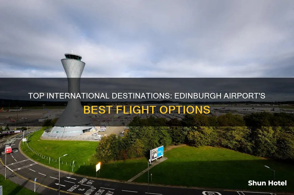 where to go international flight edinburgh airport