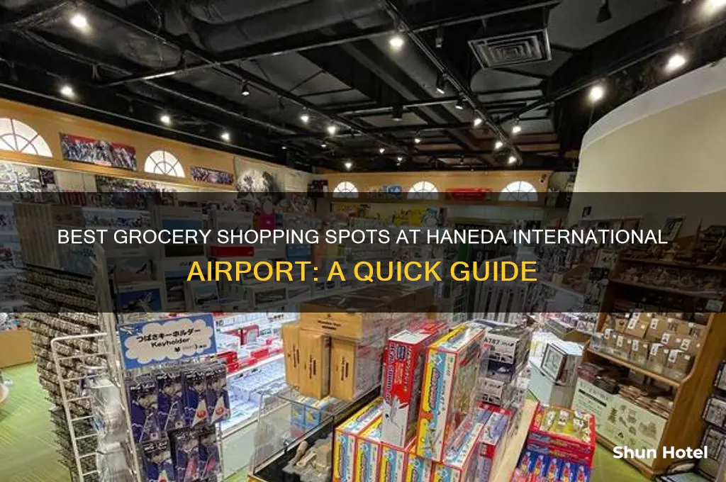 where to grocery shop at haneda international airport