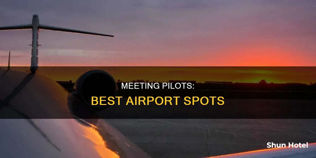 where to meet pilots at airports