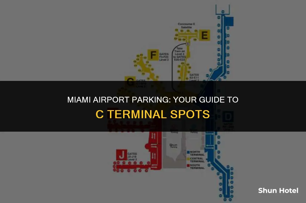where to park for c terminal in miami airport