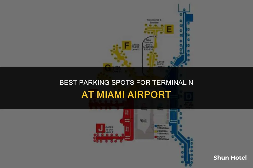 where to park for terminal n at kiami airport