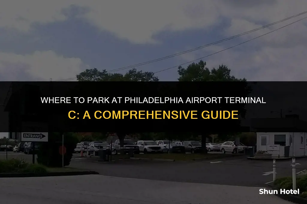 where to park phila airport terminal c