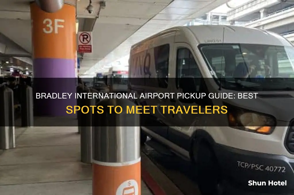 where to pick someone up at bradley international airport