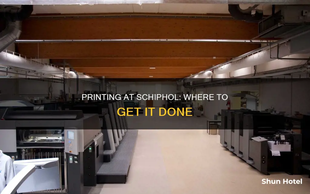 where to print in schiphol airport