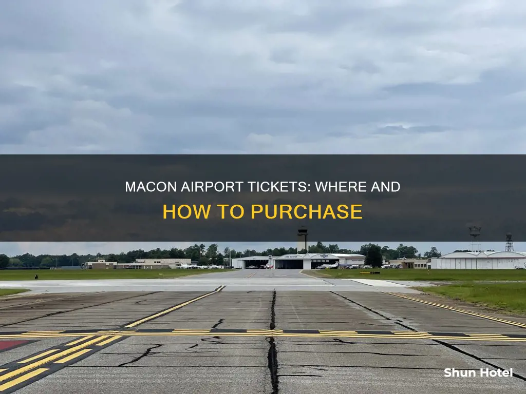 where to purchase tickets macon airport