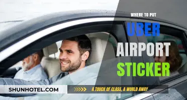 Uber Airport Sticker Placement: Where Should It Go?