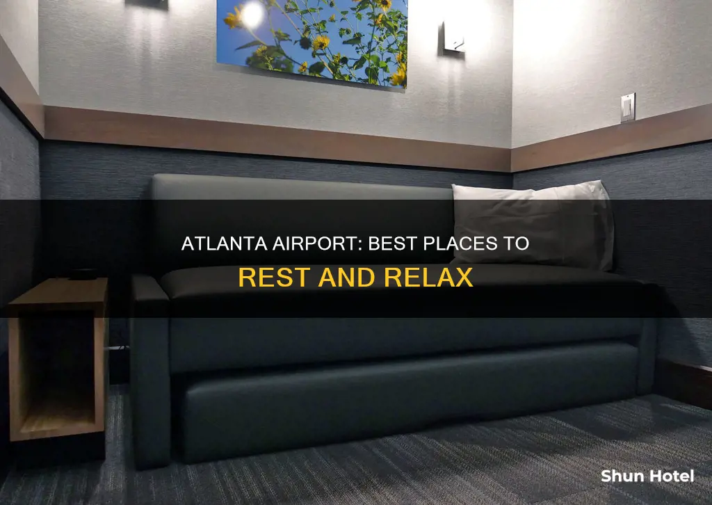 where to rest in atlnata airport