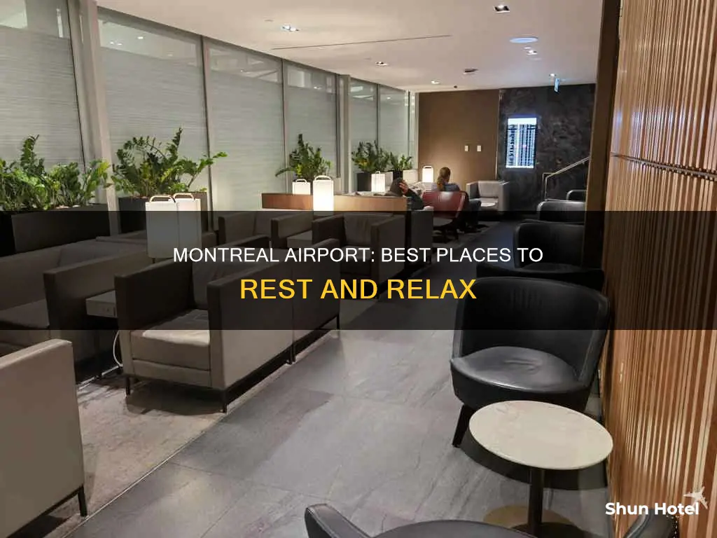where to rest in montreal airport