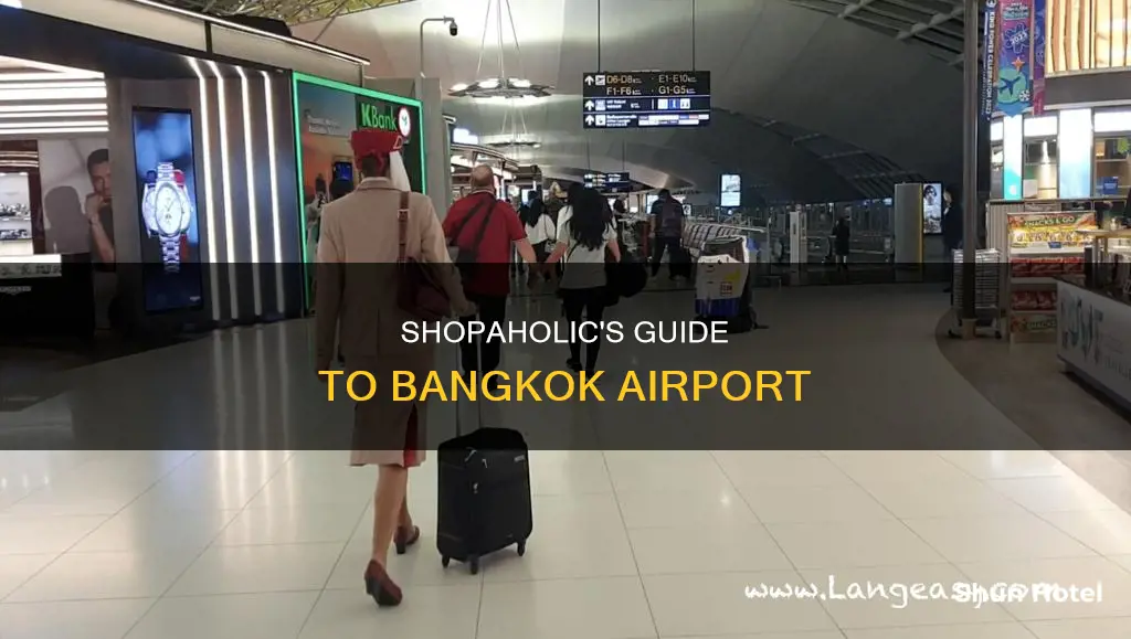 where to shop in bangkok airport