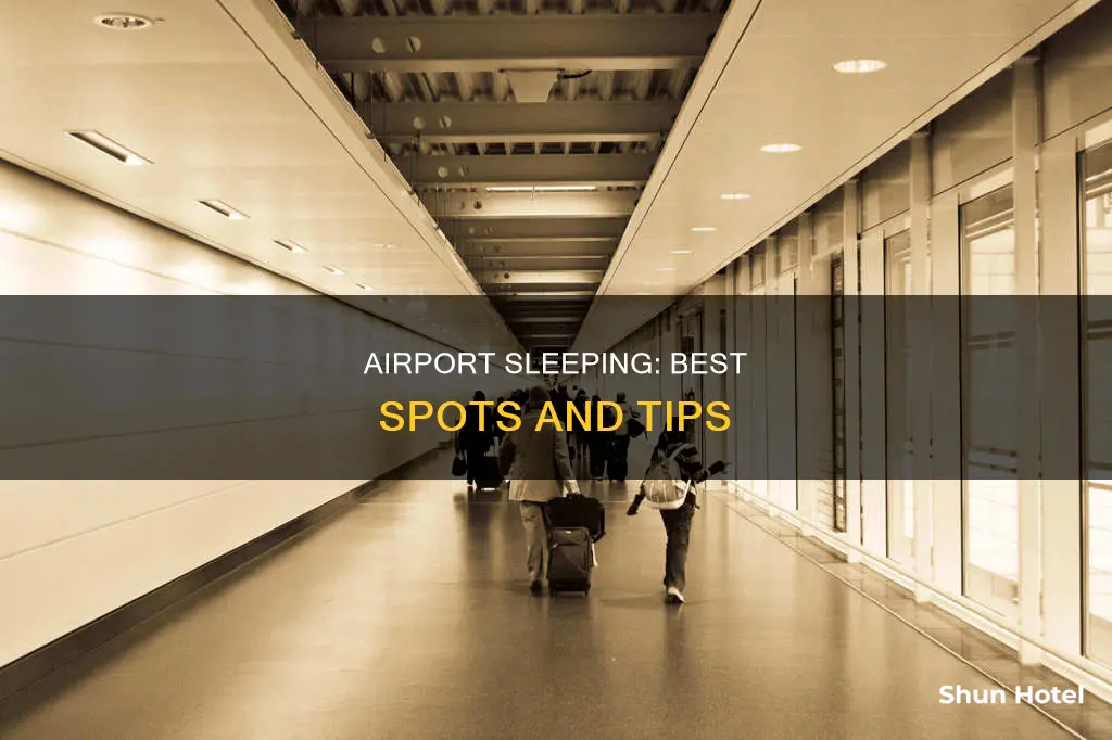 where to sleep at an airport