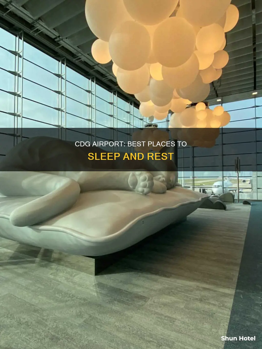 where to sleep at cdg airport