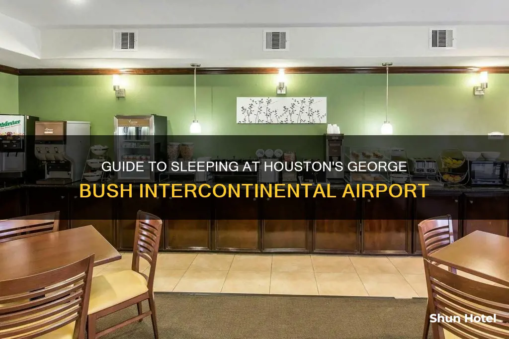 where to sleep at iah airport