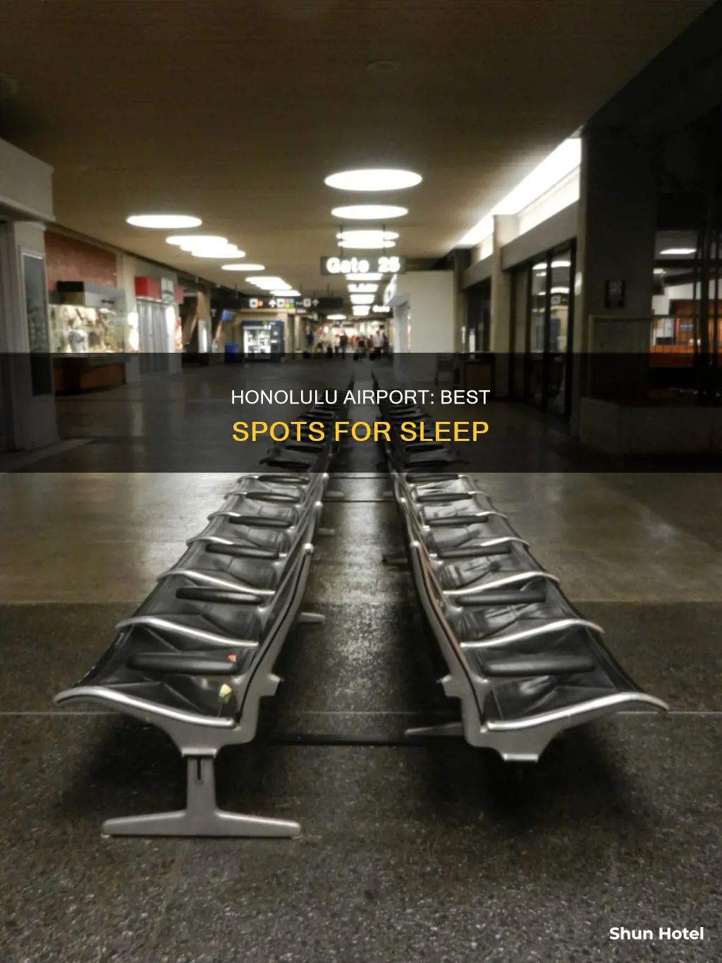 where to sleep in honolulu airport