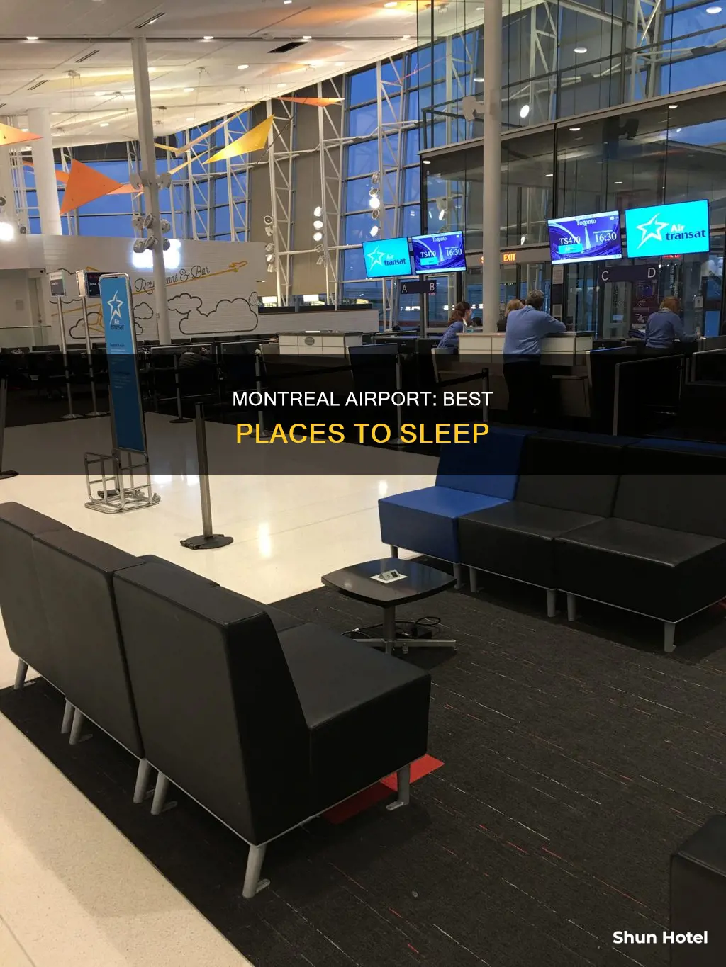 where to sleep in montreal airport