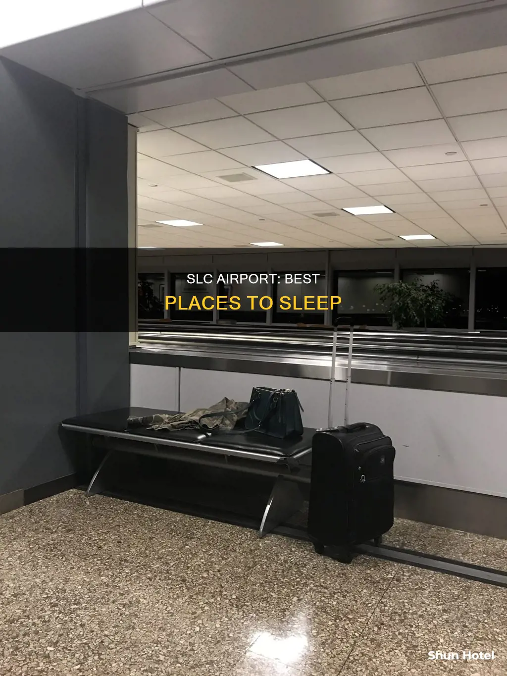 where to sleep in slc airport