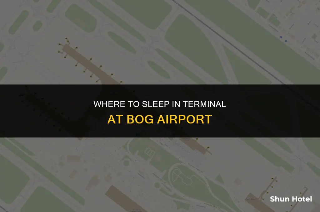 where to sleep in terminal at bog airport