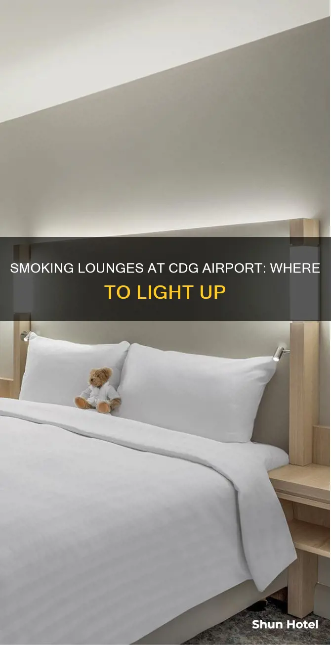 where to smoke at cdg airport