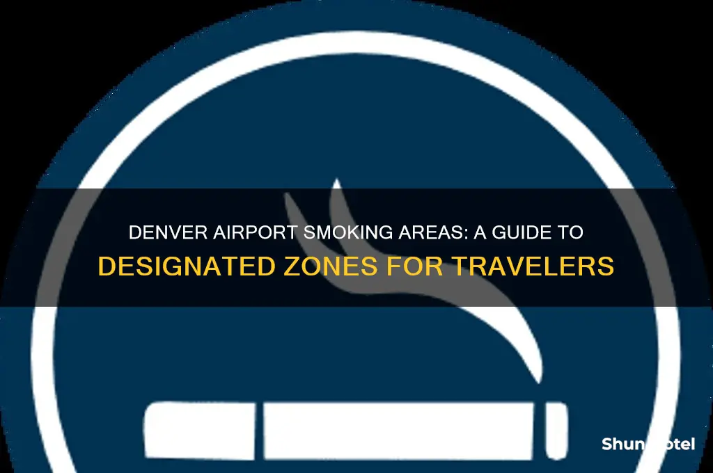 where to smoke at denver international airport