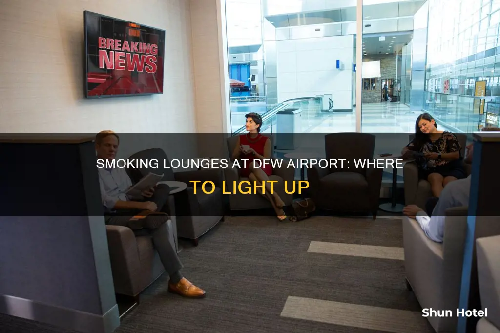 where to smoke at dfw airport