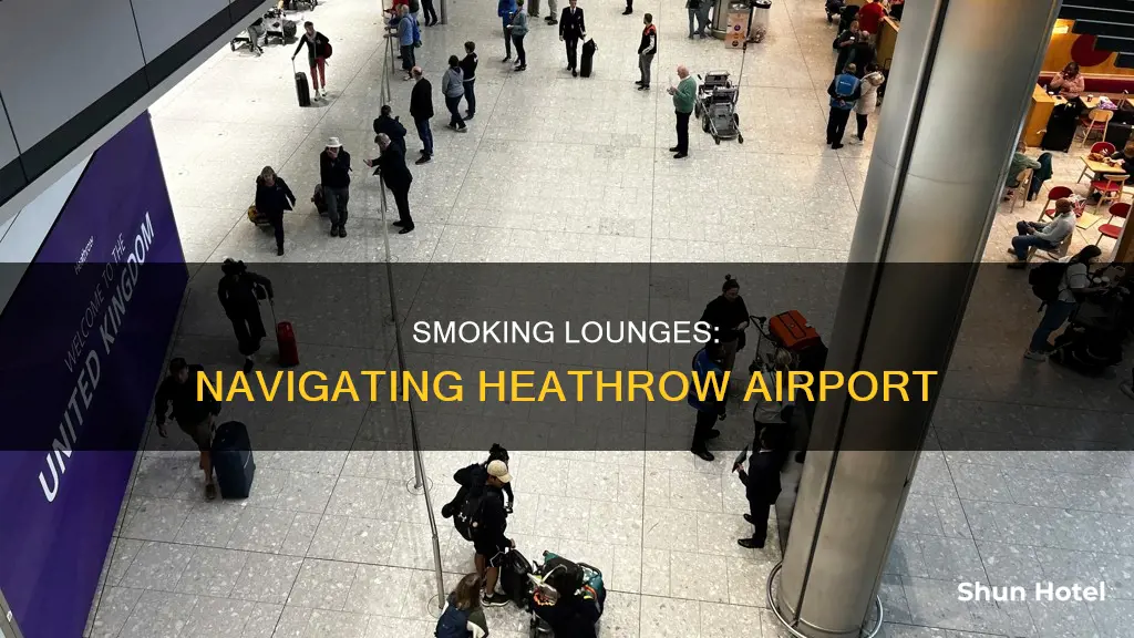where to smoke at heathrow airport