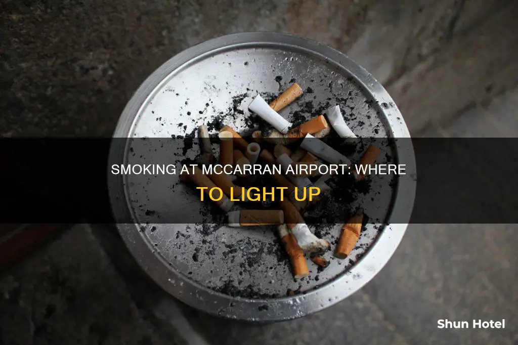 where to smoke at mccarran airport