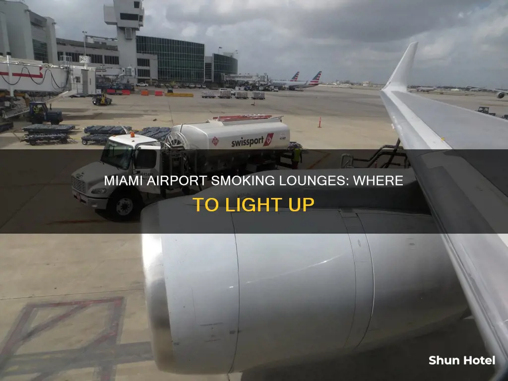 where to smoke at miami airport