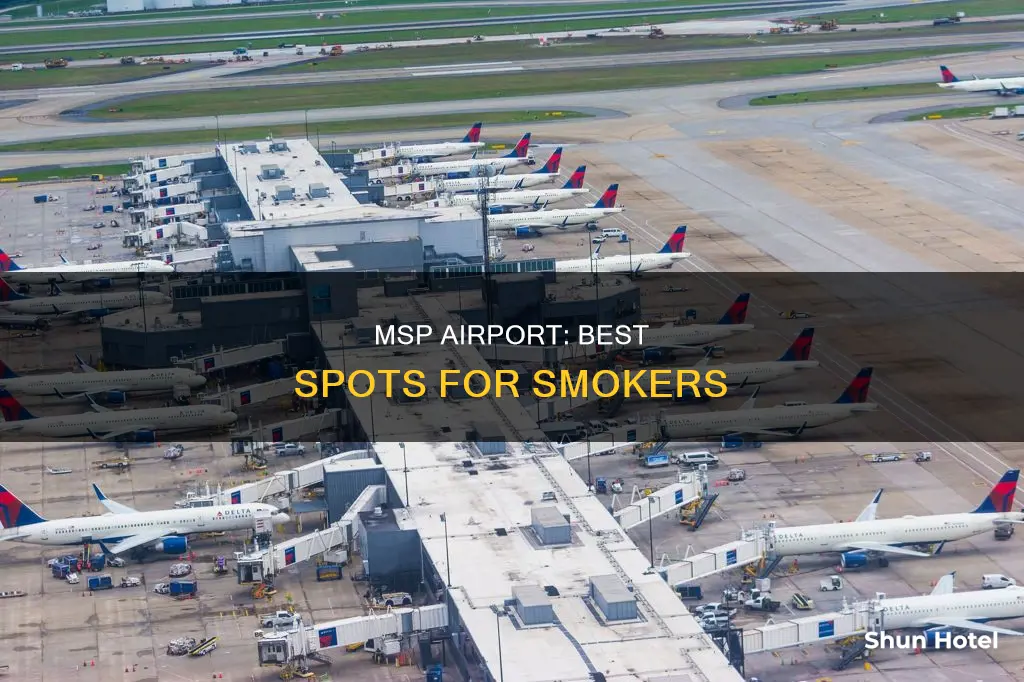 where to smoke at msp airport