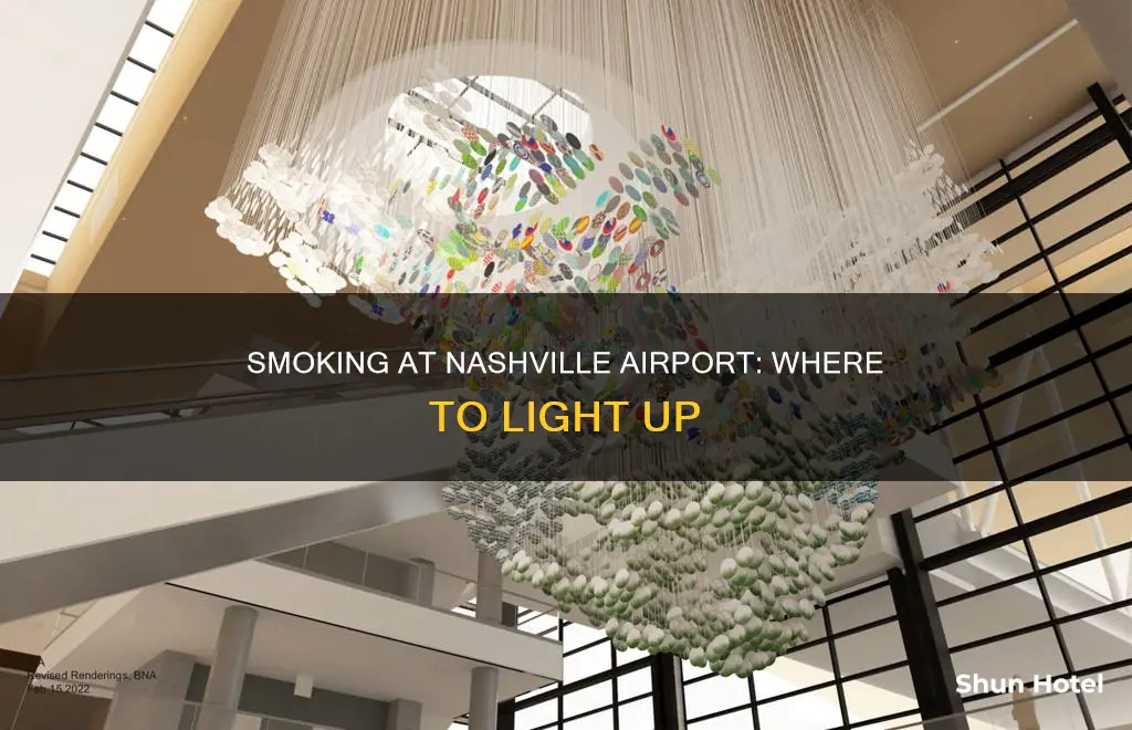where to smoke at nashville airport