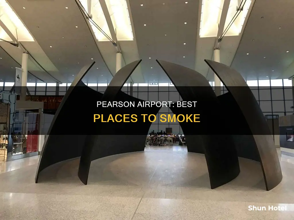 where to smoke at pearson airport