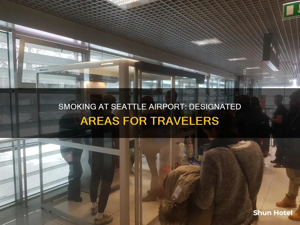 where to smoke at seattle airport