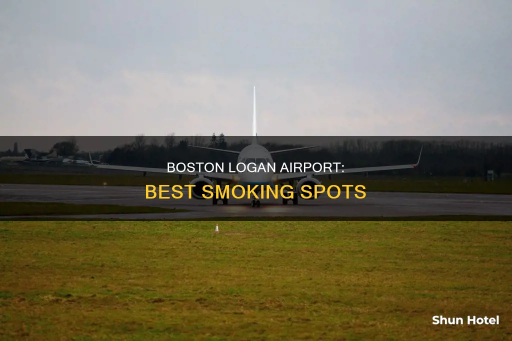 where to smoke in boston airport