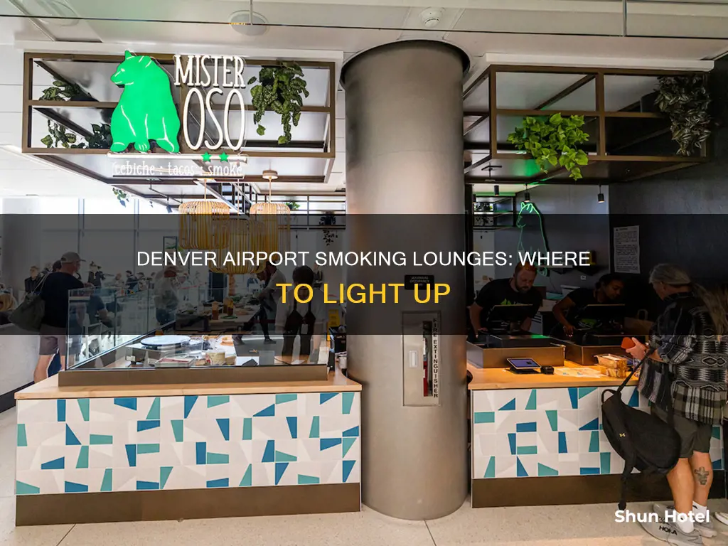 where to smoke in denver airport