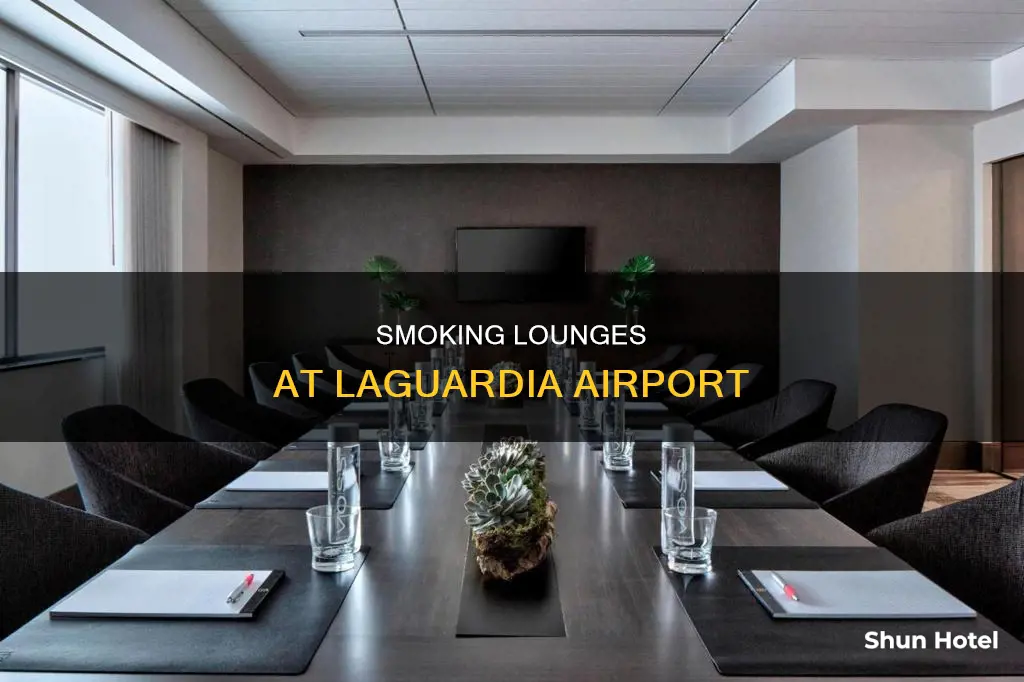 where to smoke in laguardia airport