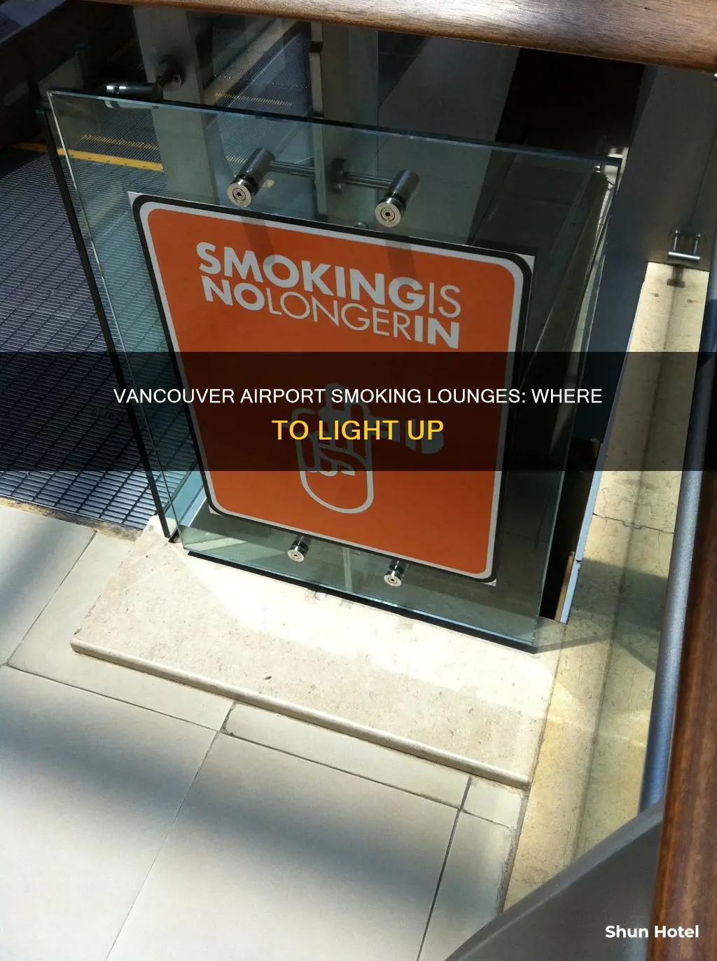 where to smoke in vancouver airport