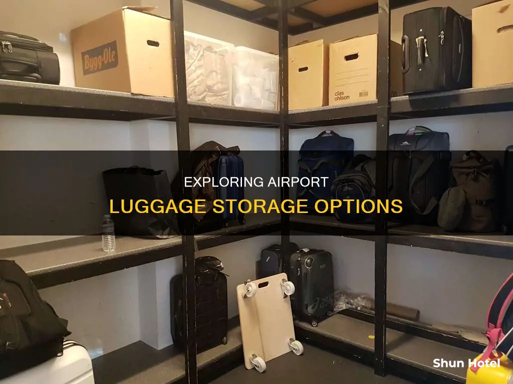 where to store luggage at airport