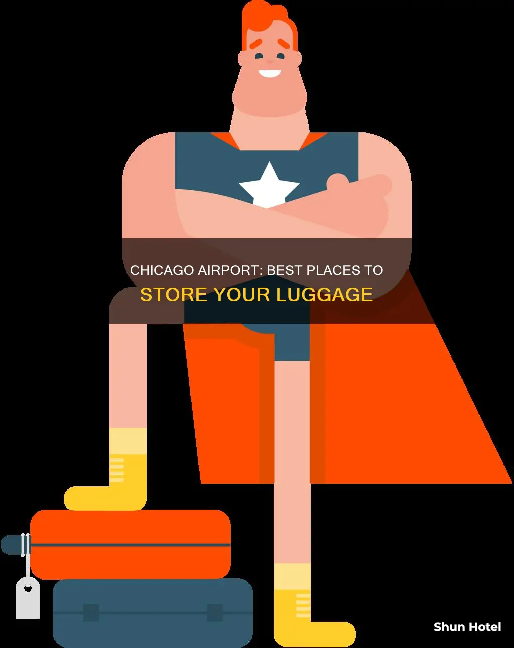 where to store luggage chicago airport