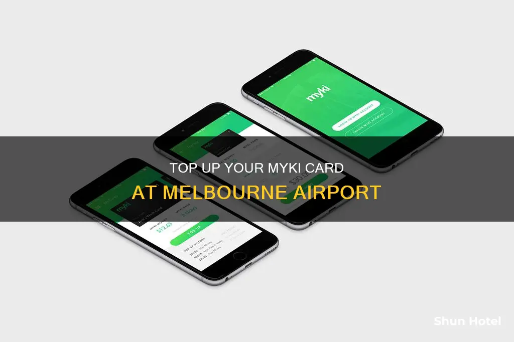 where to top up myki airport