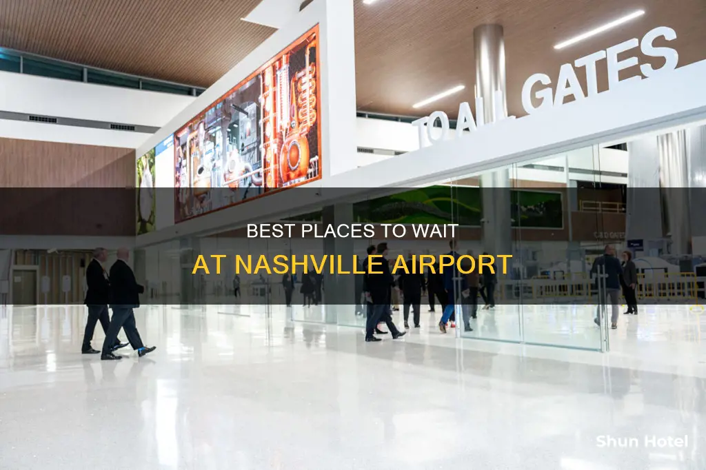 where to wait at airport nashville