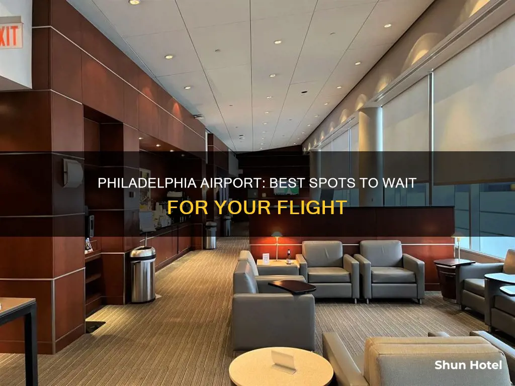where to wait at philadelphia airport
