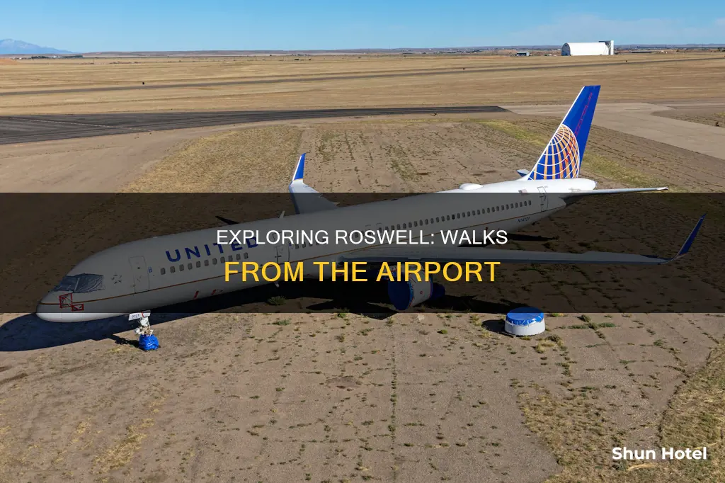 where to walk from roswell airport