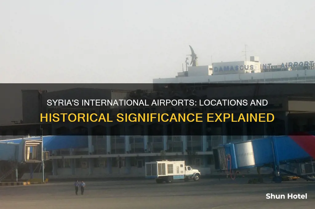 where was syrias international airports