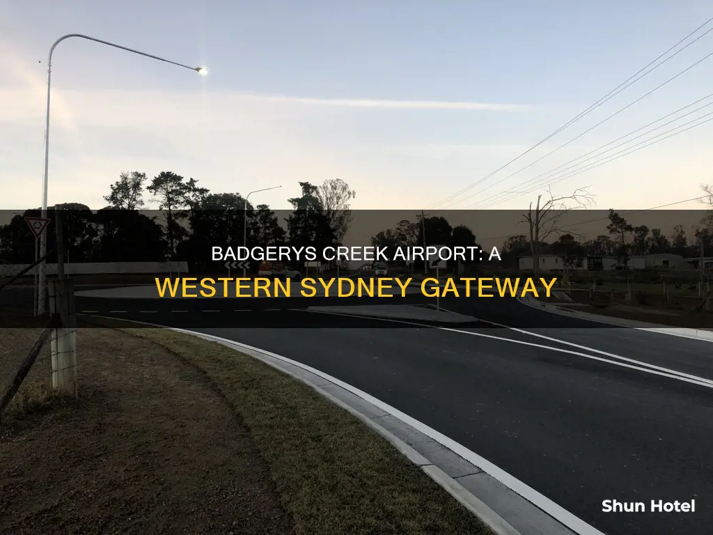 where will badgerys creek airport be