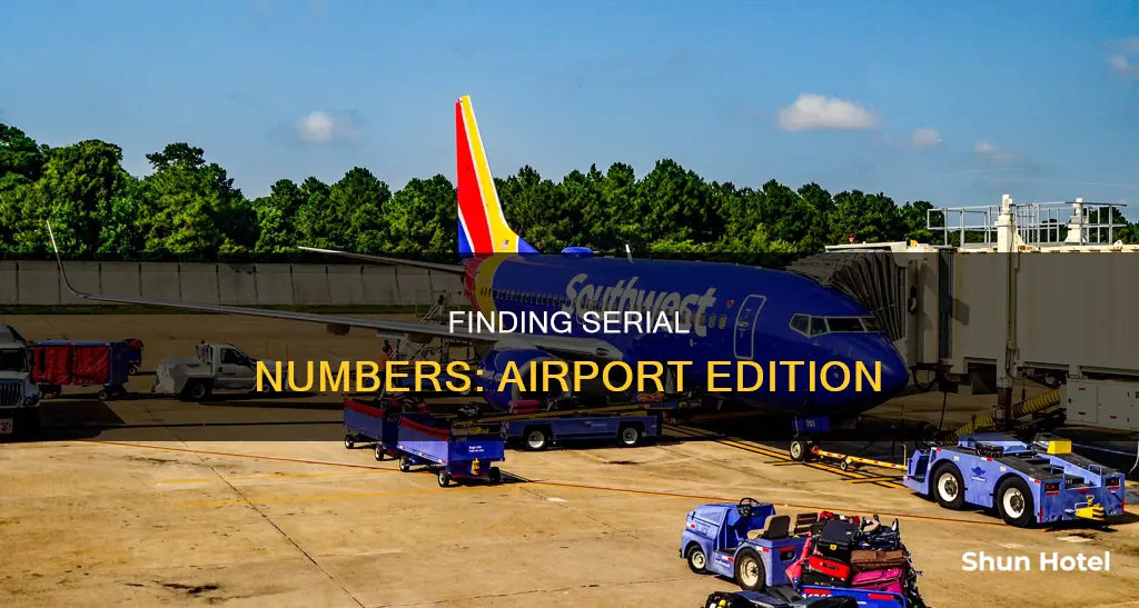 where yo find serial number airport